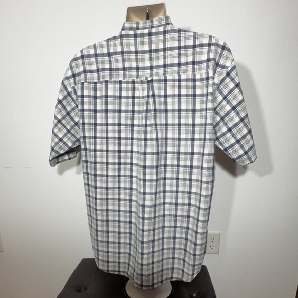 Men's Cactus Plain Short Sleeve Button Up Shirt - Medium - Picture 2 of 6